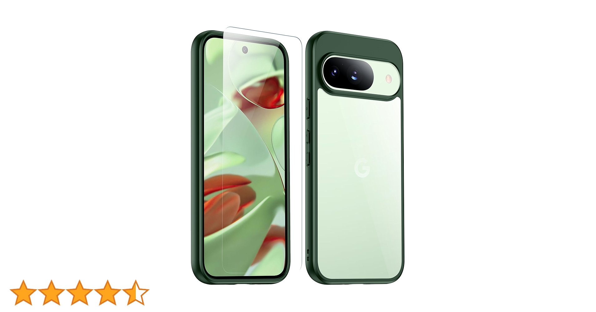 Amazon.co.jp: Google Pixel 9/9pro ケース グリーン 耐衝撃 ガラス